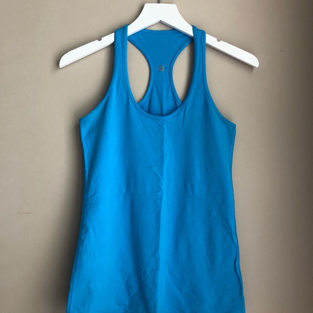 Lululemon Blue Racer Back Tank Size 6